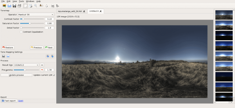 luminance-hdr-screenshot